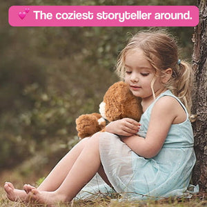 ChattyBear AI-Smart Learning Plushie cuddly bear toy with voice interaction and STEM-friendly stories for kids age 3 and up