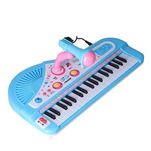 2-in-1 My First Piano and Microphone Set for kids aged 3+ with detachable mic and 37 keys