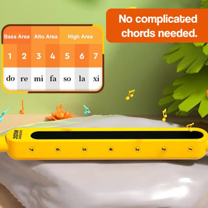 Easy-to-Use Adorable Elk Guitar for Kids with touch-sensitive neck and vibrato effects