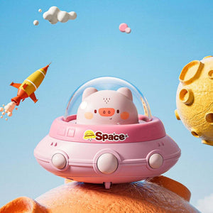 Inertia Flying Saucer Toy Car for Kids