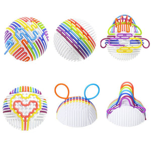 Colorful fidget sensory activity ball for stress relief and anxiety reduction
