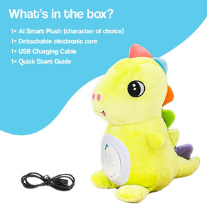 AI StoryBuddy smart plush companion toy for interactive learning and storytelling with starry projection