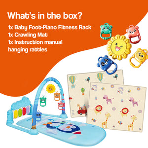 Baby Foot-Piano Fitness Rack for Newborns