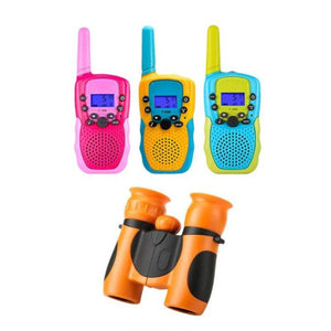 Small children's learning toy binoculars with optical eye protection for outdoor exploration and adventure