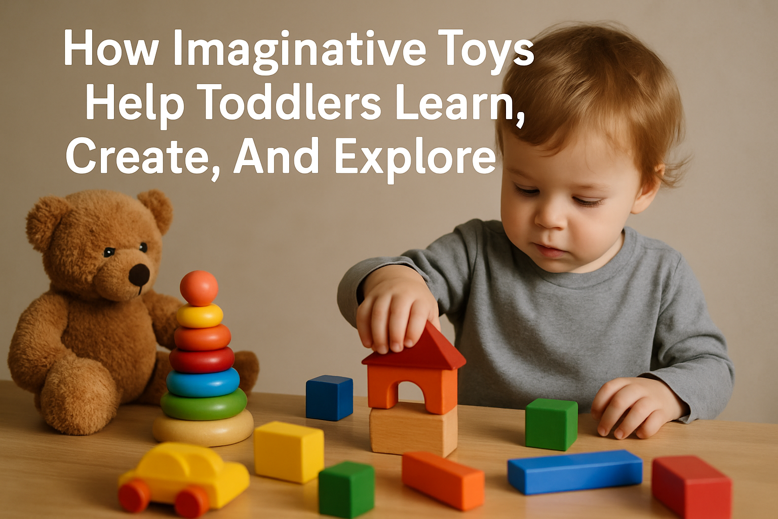 How Imaginative Toys Help Toddlers Learn, Create, And Explore