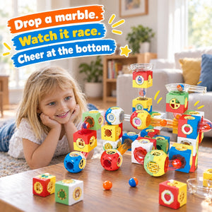 Marble Run Building Blocks Set
