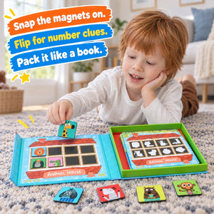 Magnetic Animal House Matching Game – gift idea for kids and grandchildren