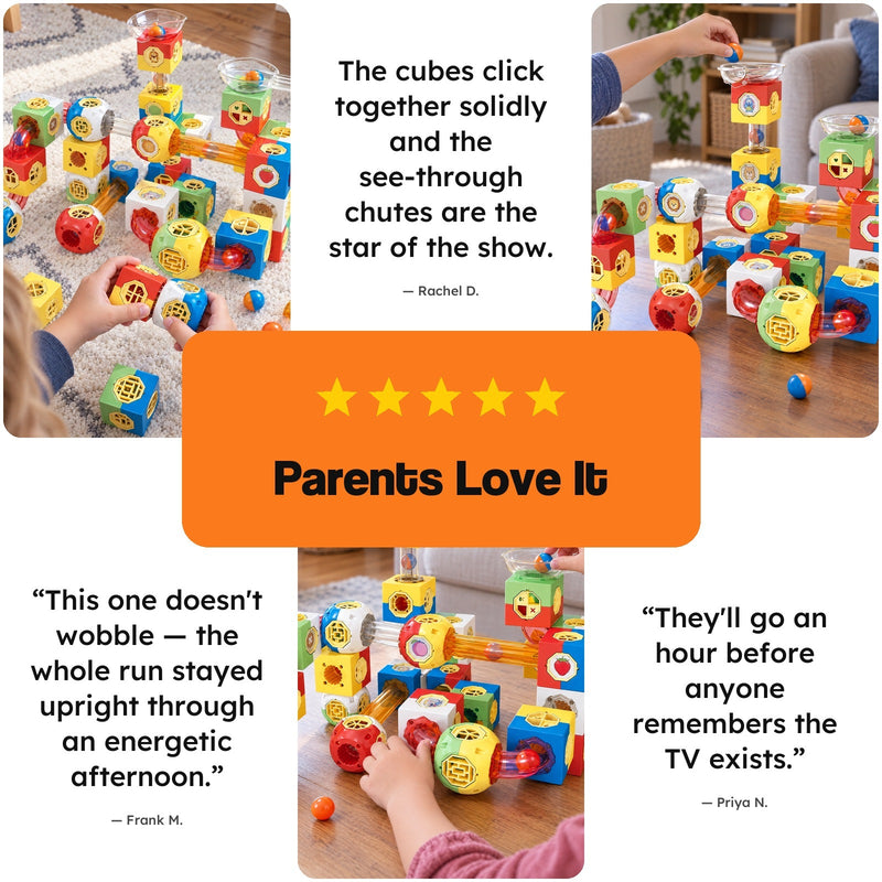 Marble Run Building Blocks Set