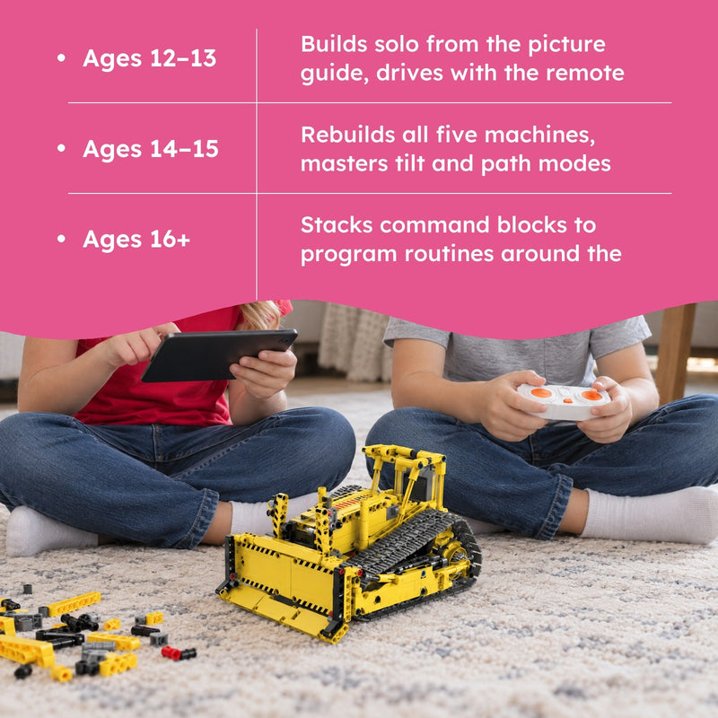 5-in-1 Remote Control Construction Building Block Kit