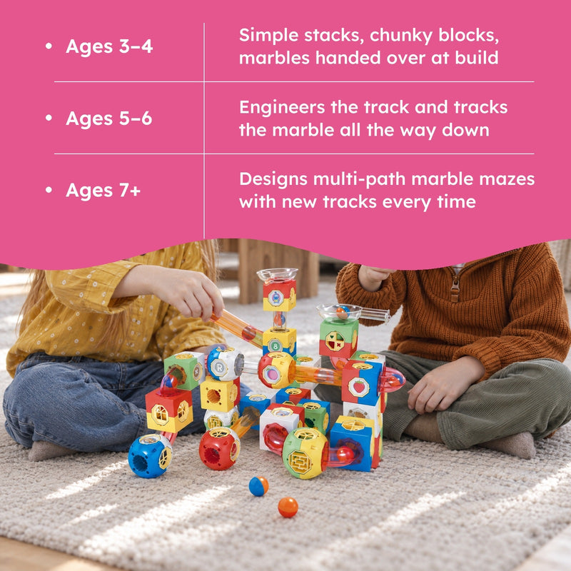Marble Run Building Blocks Set