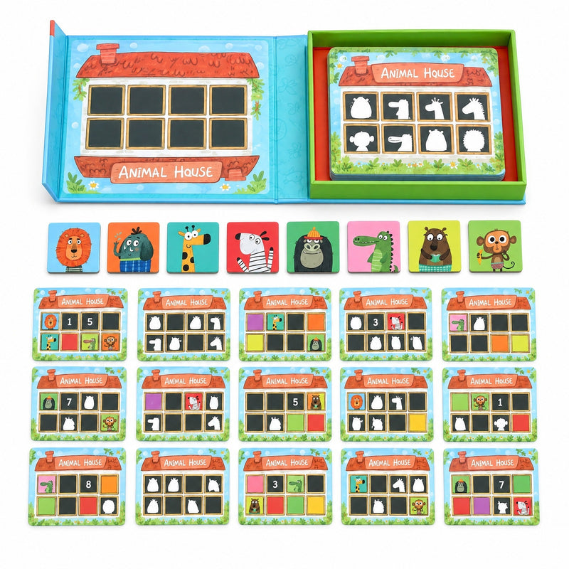 Magnetic Animal House Matching Game (view 9)