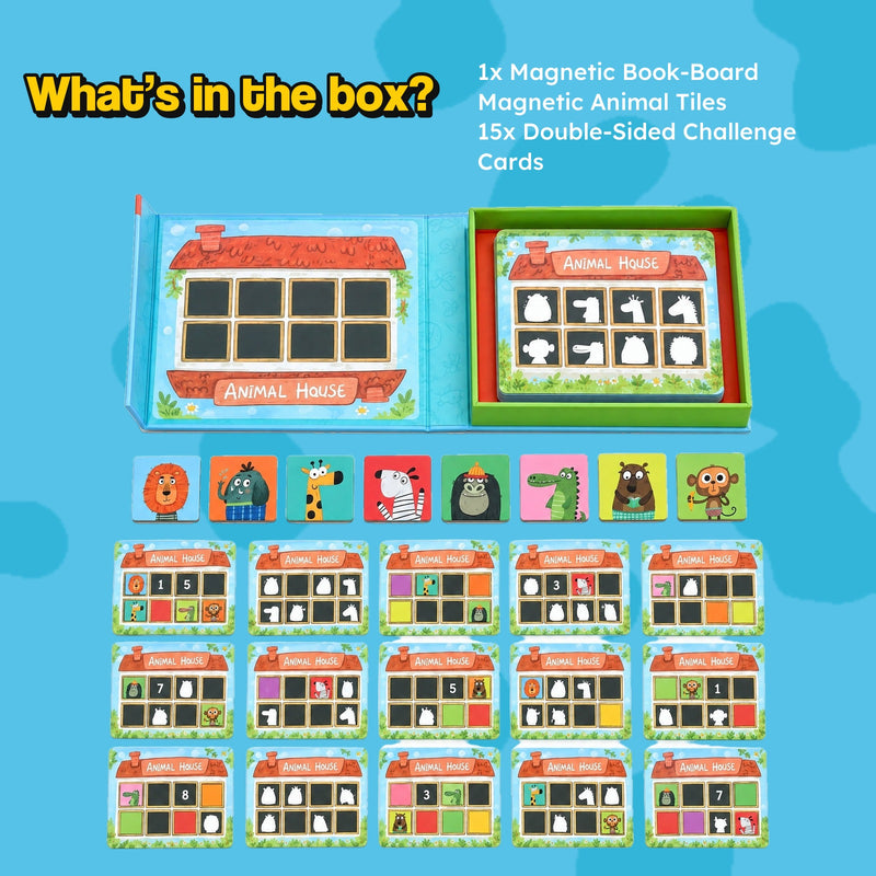 Magnetic Animal House Matching Game (view 10)