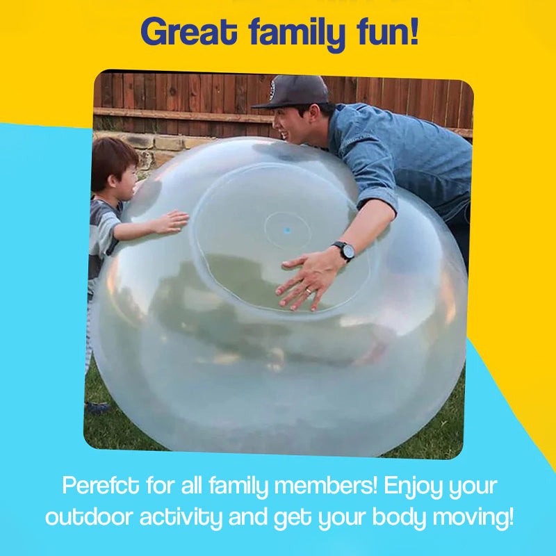 Giant Jelly Balloon Ball transparent inflatable toy for family outdoor fun and active play