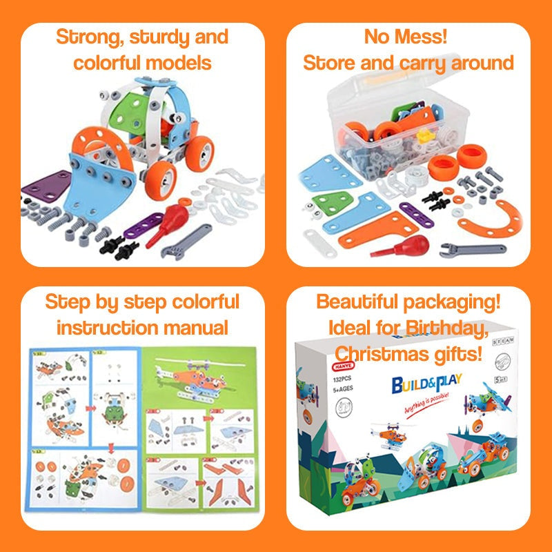 STEM Engineering Construction Building Set