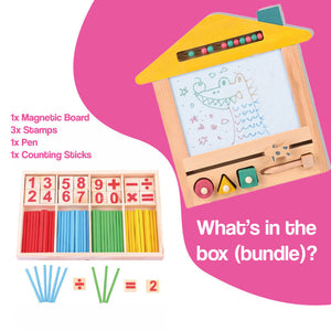 Eco-Wooden Magnetic Drawing Board