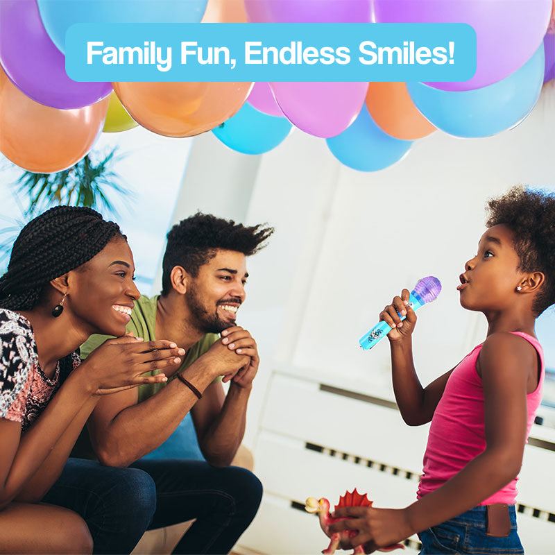 Complete Karaoke Mic Set with LED Stand - Halloween Collection