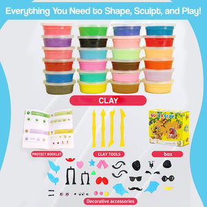 Mini Artists Air-Dry Clay Kit