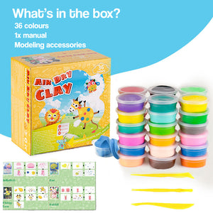 Mini Artists Air-Dry Clay Kit