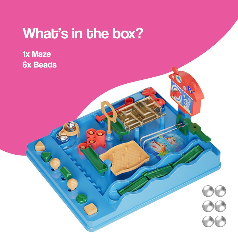 STEM Marble Maze Ball Track Logic Game