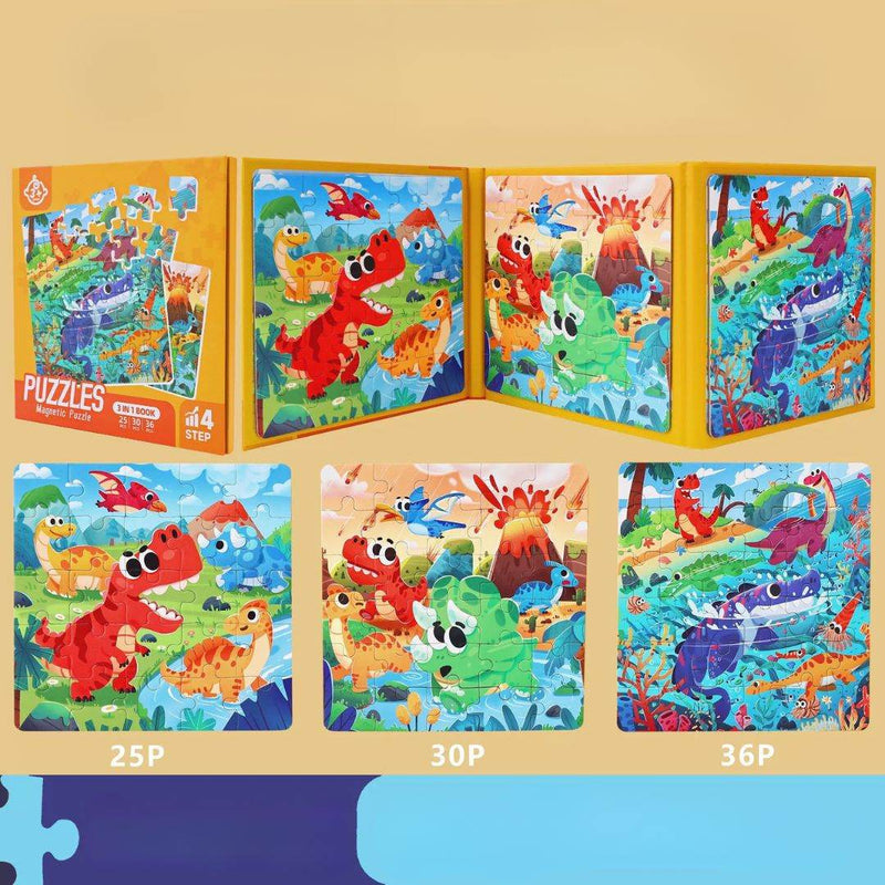 Advanced Magnetic Puzzle Book for Kids