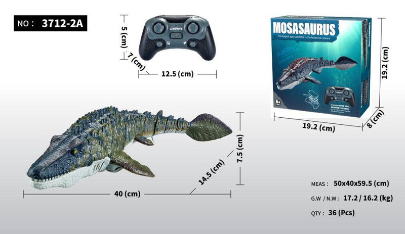Remote Control Mosasaurus Toy Boat