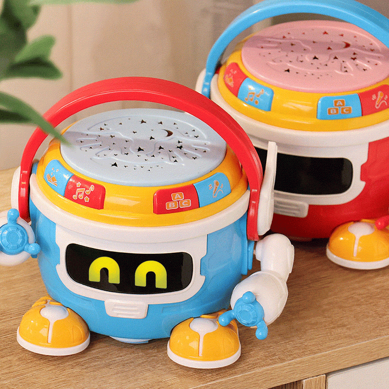 Multifunctional Electric Robot Baby Hand Drum