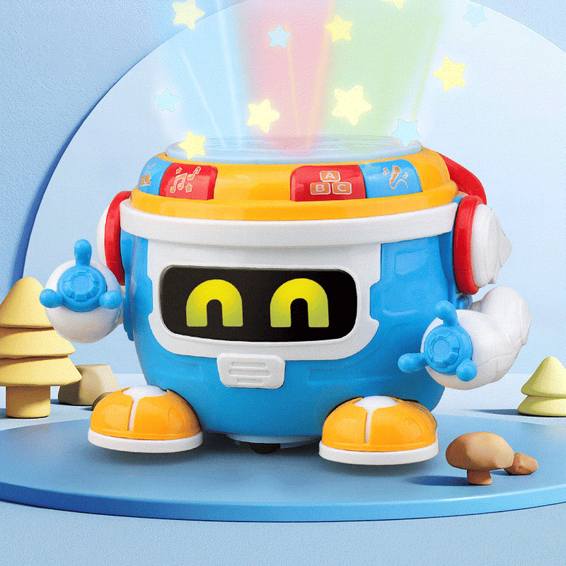 Multifunctional Electric Robot Baby Hand Drum