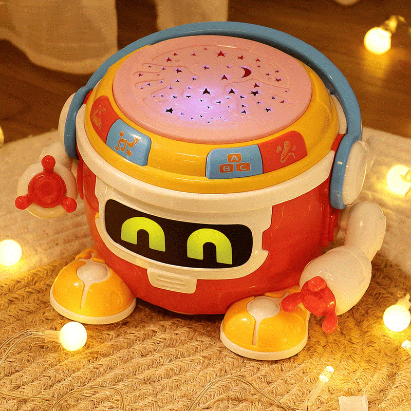 Multifunctional Electric Robot Baby Hand Drum