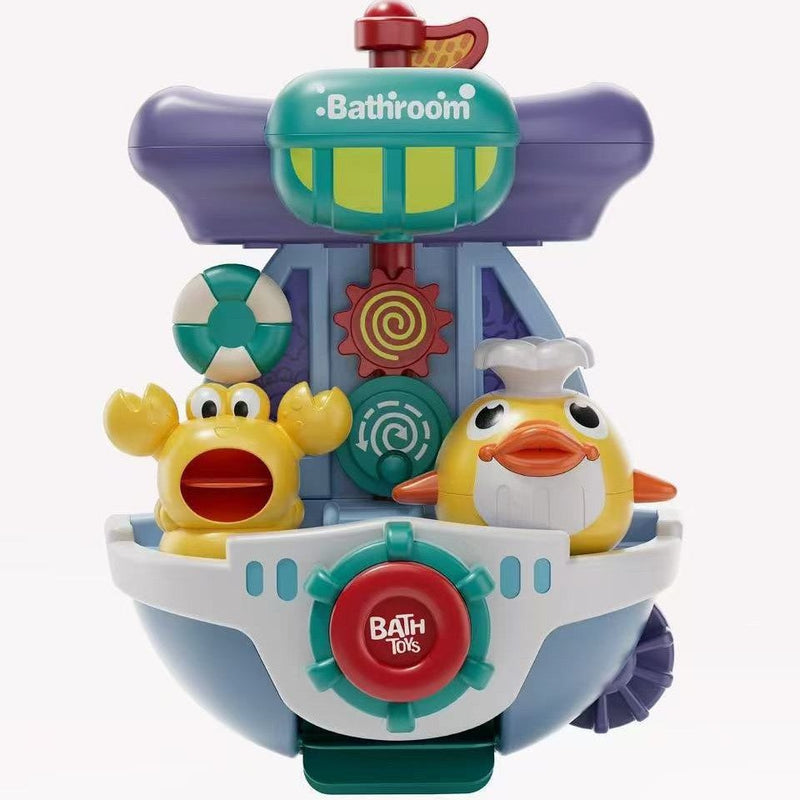 Spinning Water-Spraying Bath Toy for Fun Play