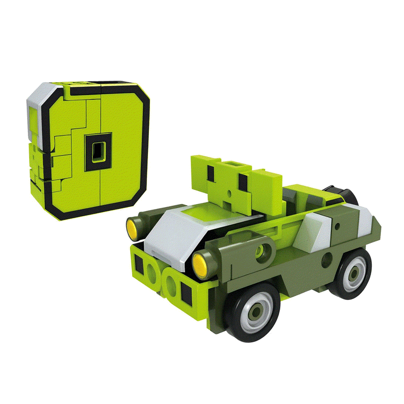 Digital Deformation Transforming Robot Building Blocks Toy