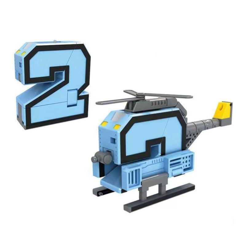 Digital Deformation Transforming Robot Building Blocks Toy