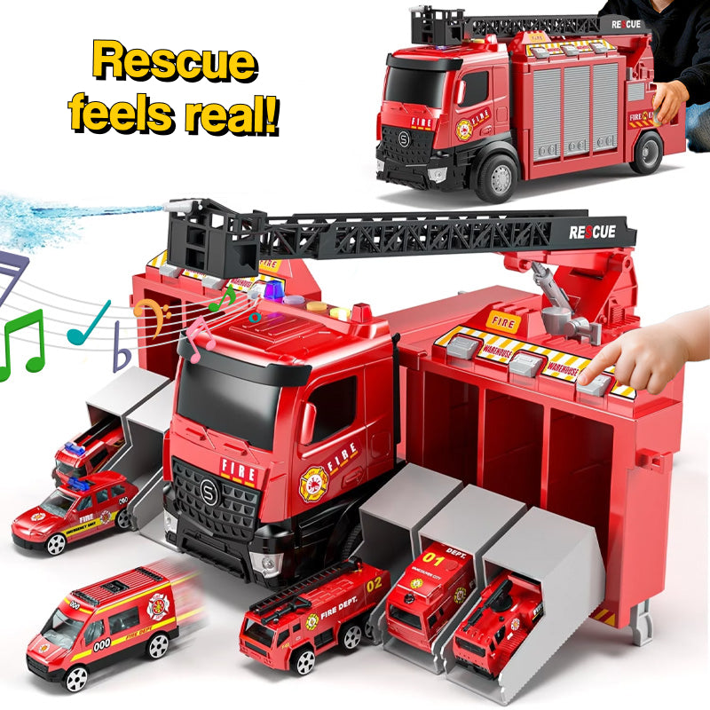 Mega Rescue Water Spray Truck Playset