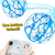One-Touch Spin Orb blue flying orb with protective cage and one-button remote control for kids