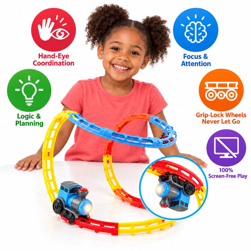 Rollover Train Track Set