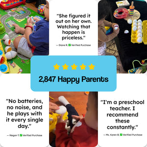 Montessori shape and color matching eggs toy with 12 colorful egg pairs and reusable carton for toddler learning