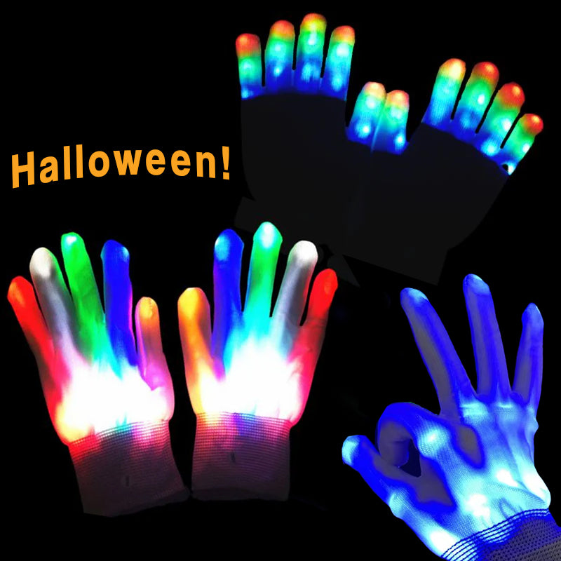 Magical Hands Halloween LED Gloves