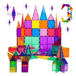 Magnetic Building Tiles Transparent Blocks Toy