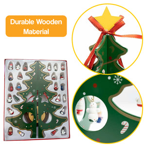 Customizable Wooden Keepsake Christmas Tree