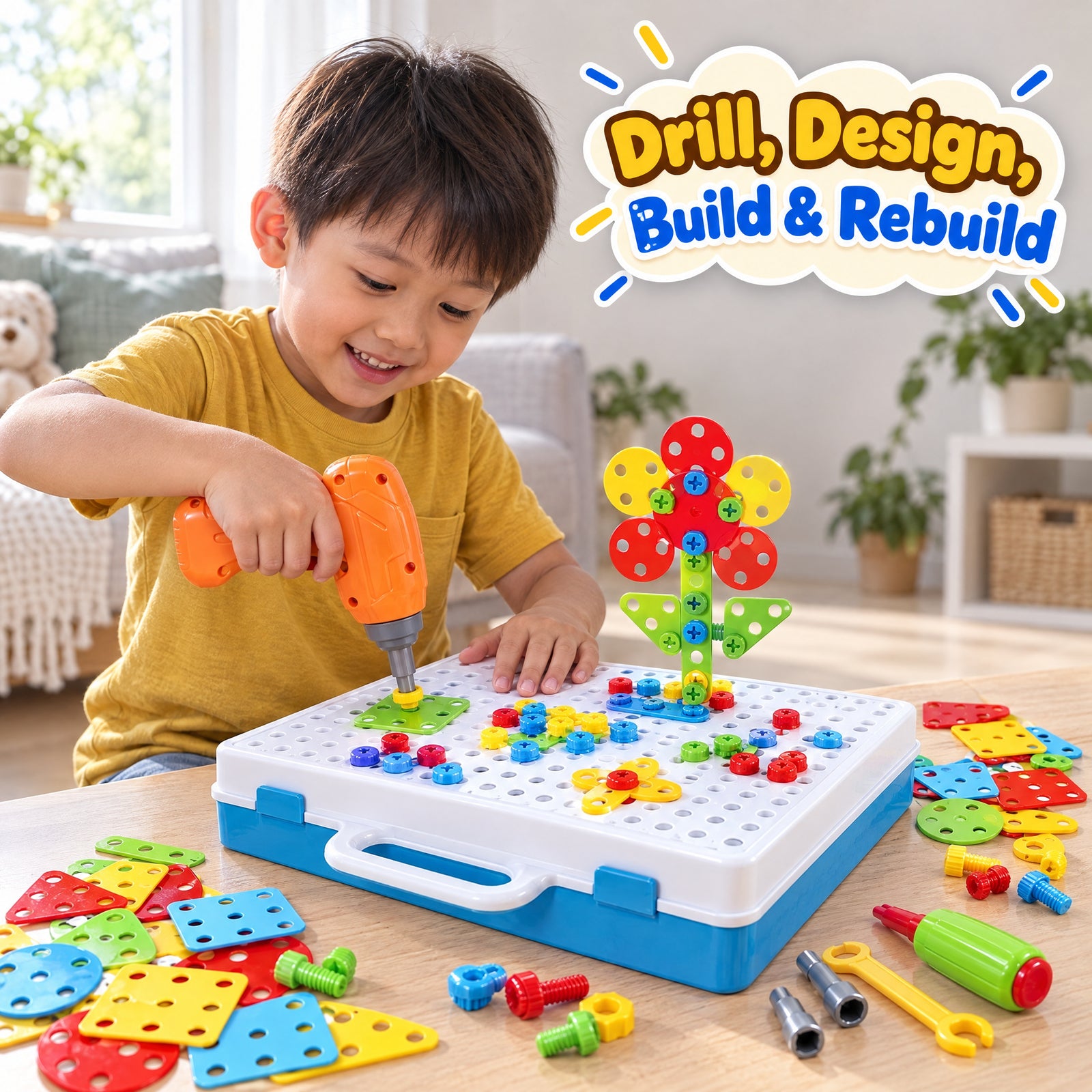 Drill-N-Build Interactive Board