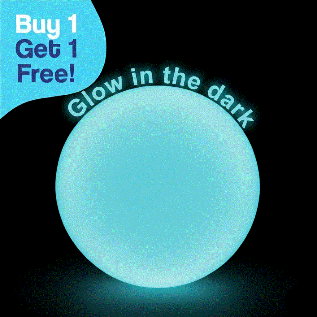 Glow in the dark Giant Jelly Balloon Ball, inflatable outdoor toy with buy one get one free offer