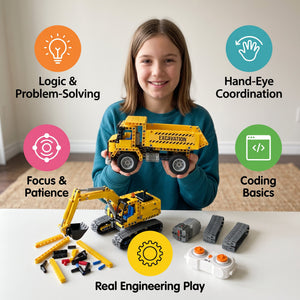 5-in-1 Remote Control Construction Building Block Kit
