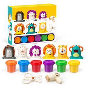 Animal Barber Clay Play Set