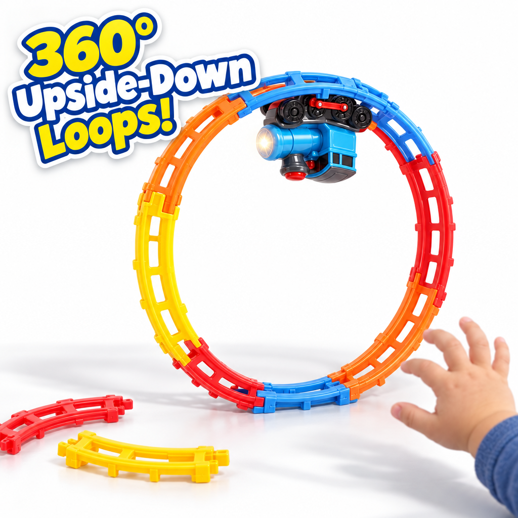 Rollover Train Track Set