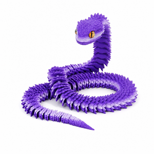 Articulated 3D-Printed Viper Snake