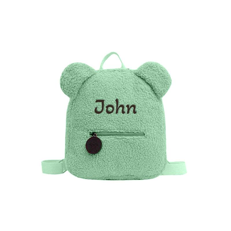 Custom Name Teddy Bear Backpack