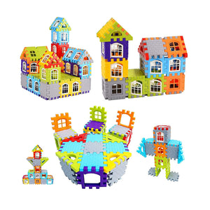 Vibrant 3D Puzzle Building Blocks